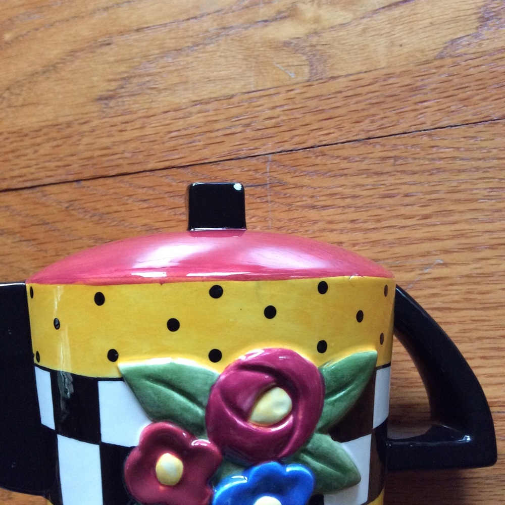 Vintage Mary Engelbreit Teapot Bank 🏁 - Picture 13 of 15